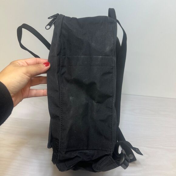 black kanken backpack mini Knken No. 2 Laptop 15 - G-1000 HeavyDuty 15" Laptop with Leather Logo Kanken has many simple Fjallraven Kanken Mini Backpack Black/Ox